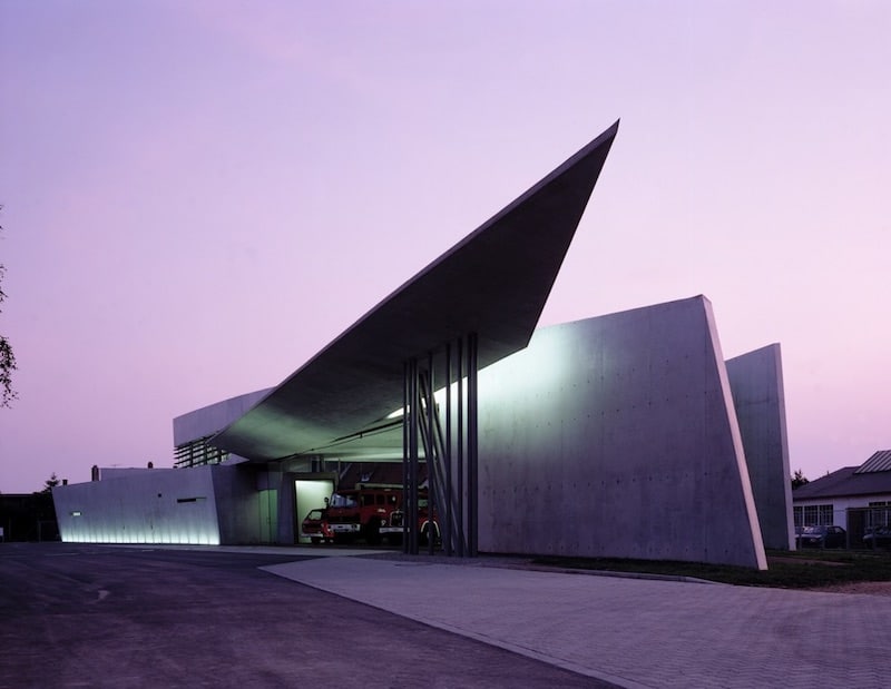 Vitra Fire Station - Parametricist Architecture by Zaha Hadid